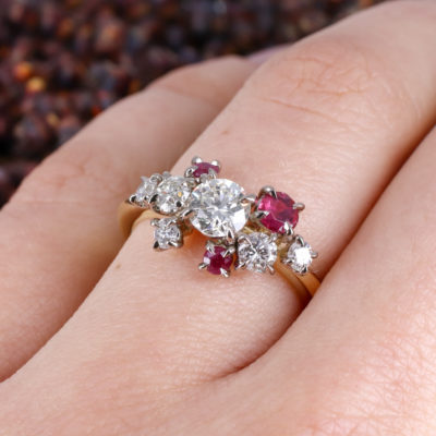 15373 - Seth Pereira - Diamond and ruby constellation ring - EXPORT-5